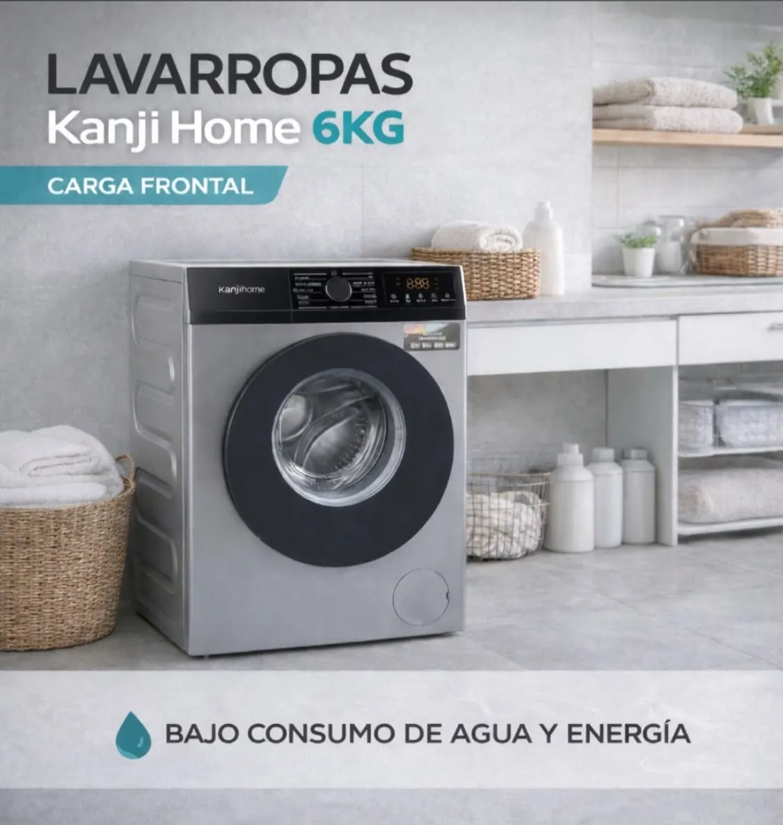 Lavarropas Kanji Home 6 kg